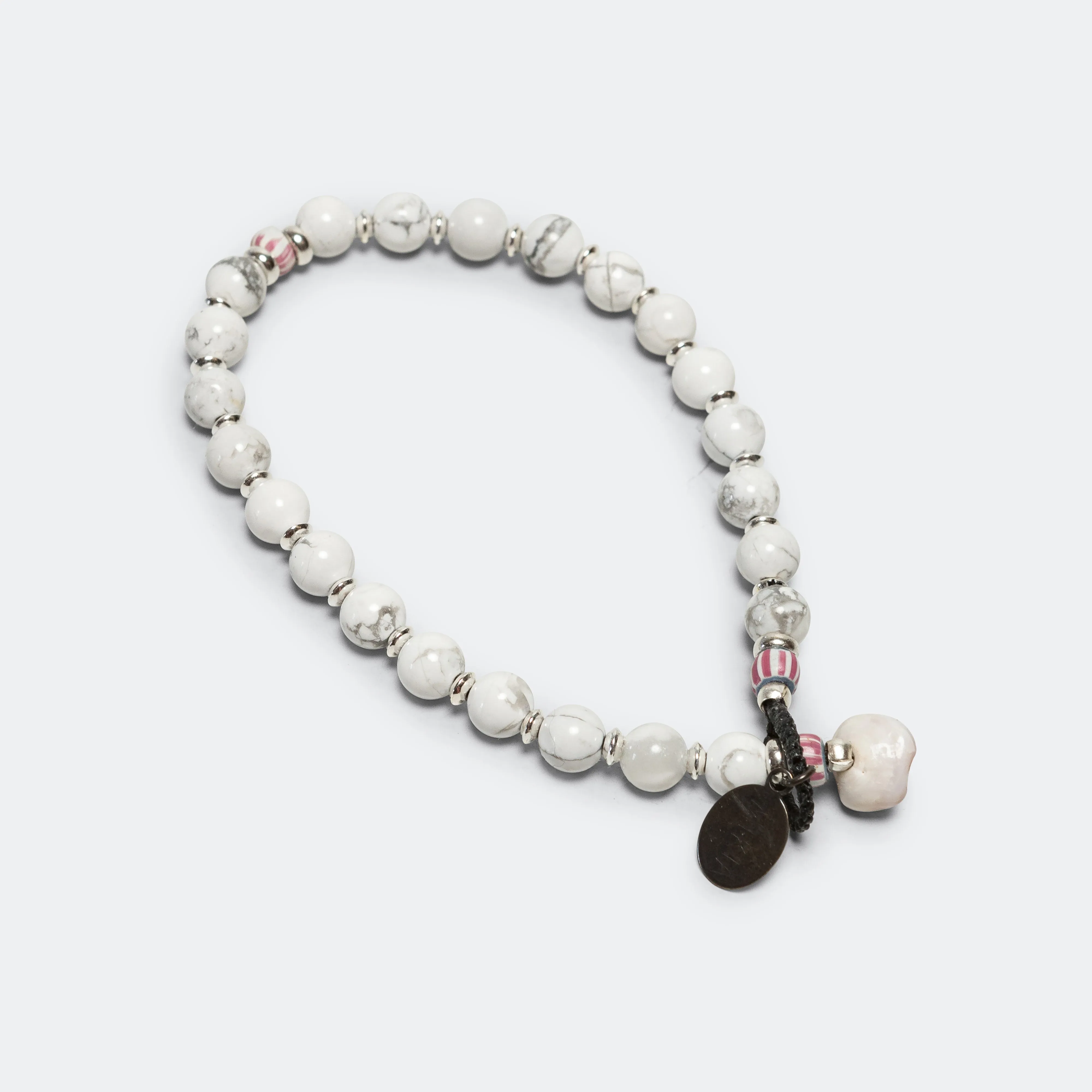 6mm Stone Bracelet - Howlite