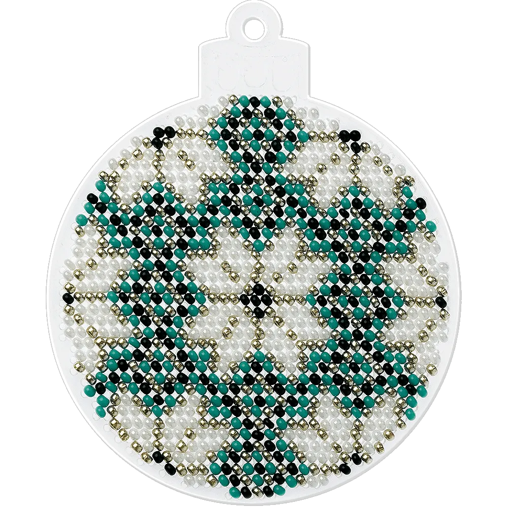 Bead embroidery kit on a plastic base FLPL-015