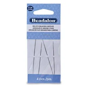 Beadalon Big Eye Beading Needle - 4 Pack