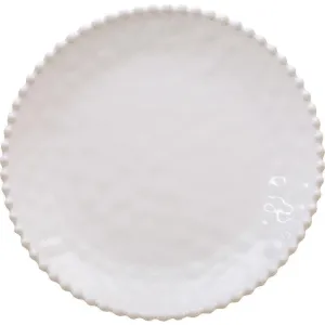 Beaded Pearl 11" Round Dinner Plate