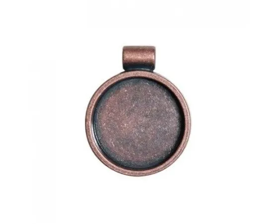 Bezel Pendant - Circle - 30mm - 1 piece