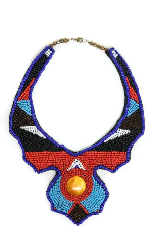 Callie Beaded Tibetan Neckpiece