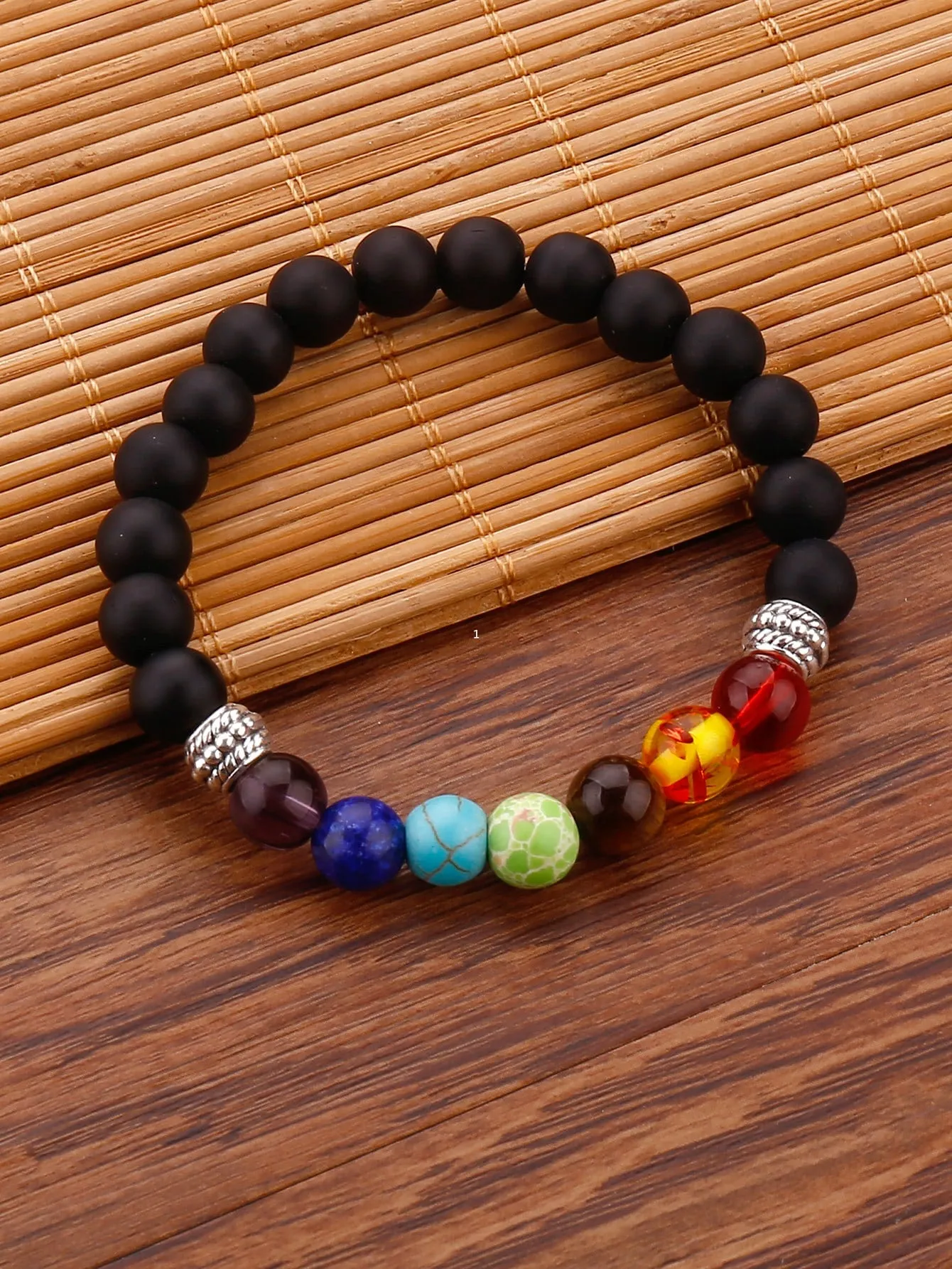 Chakra Stone Beaded Bracelet for Women Crafted Jewelry Stackable Bracelets