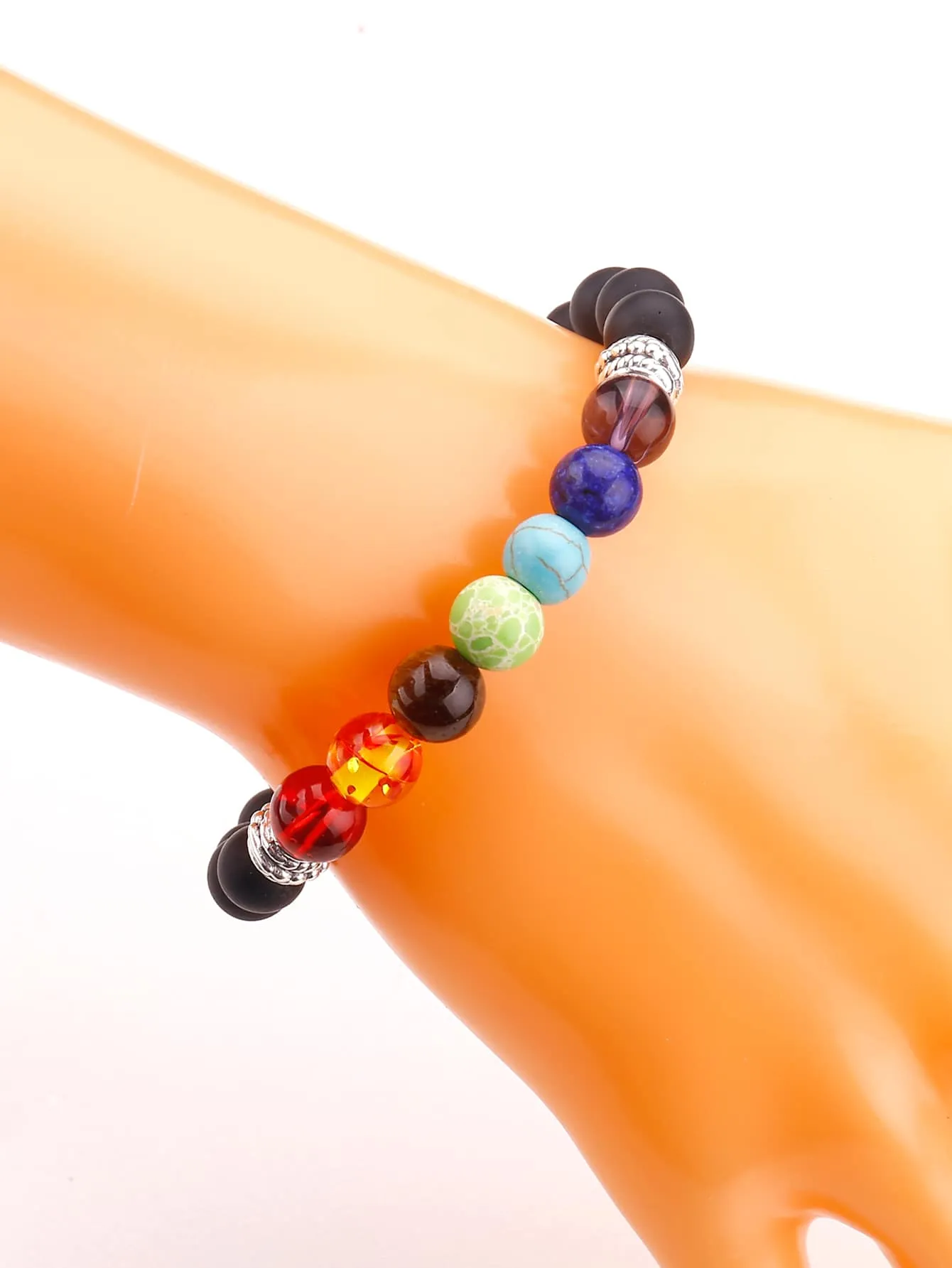 Chakra Stone Beaded Bracelet for Women Crafted Jewelry Stackable Bracelets