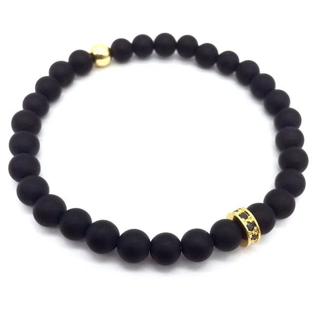 Classy Men Elegant Beaded Bracelet