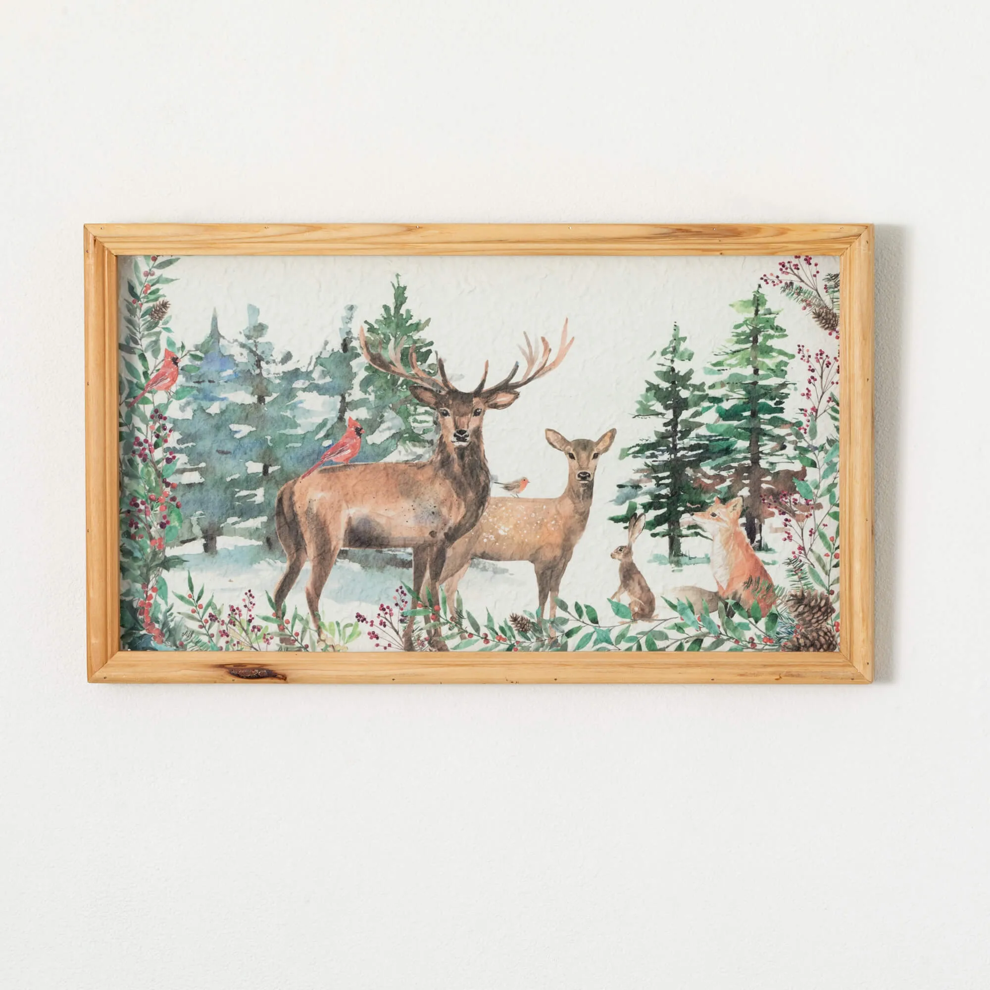 Deer Woodland Wall Art