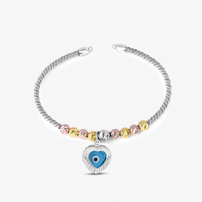 Evil Eye Charm Adjustable Kada