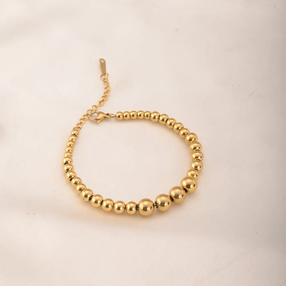 Gold Beaded Bracelet