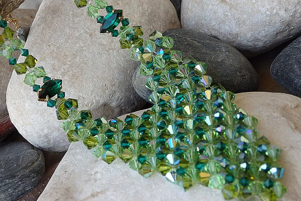 Green Beaded Necklace