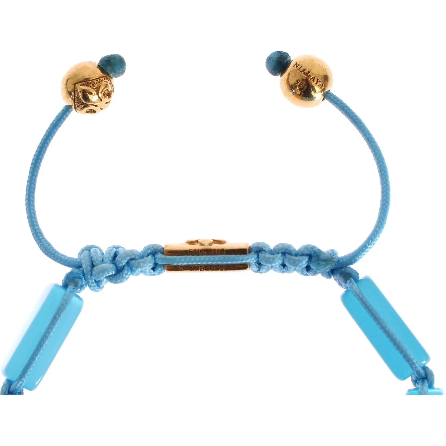 Nialaya Elegant Blue Opal & Diamond-Studded Bracelet