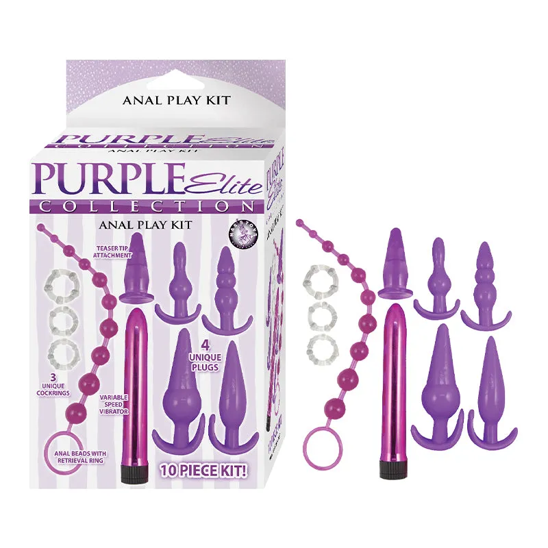 Purple Elite Collection Anal Play Kit Purple