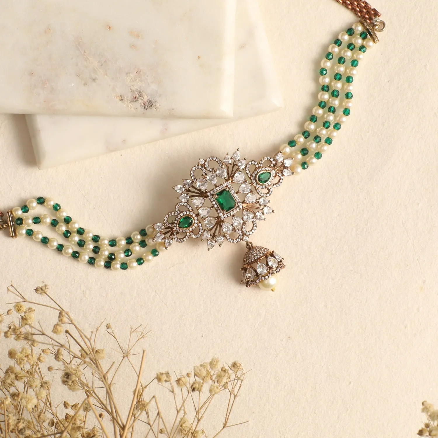 Rayne Nakshatra CZ Mini Choker