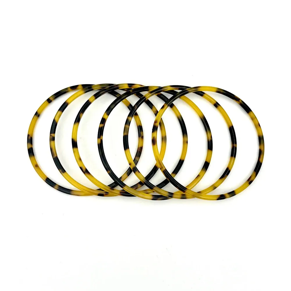 TEEK - 3PCS Tortoise Shell Bracelets