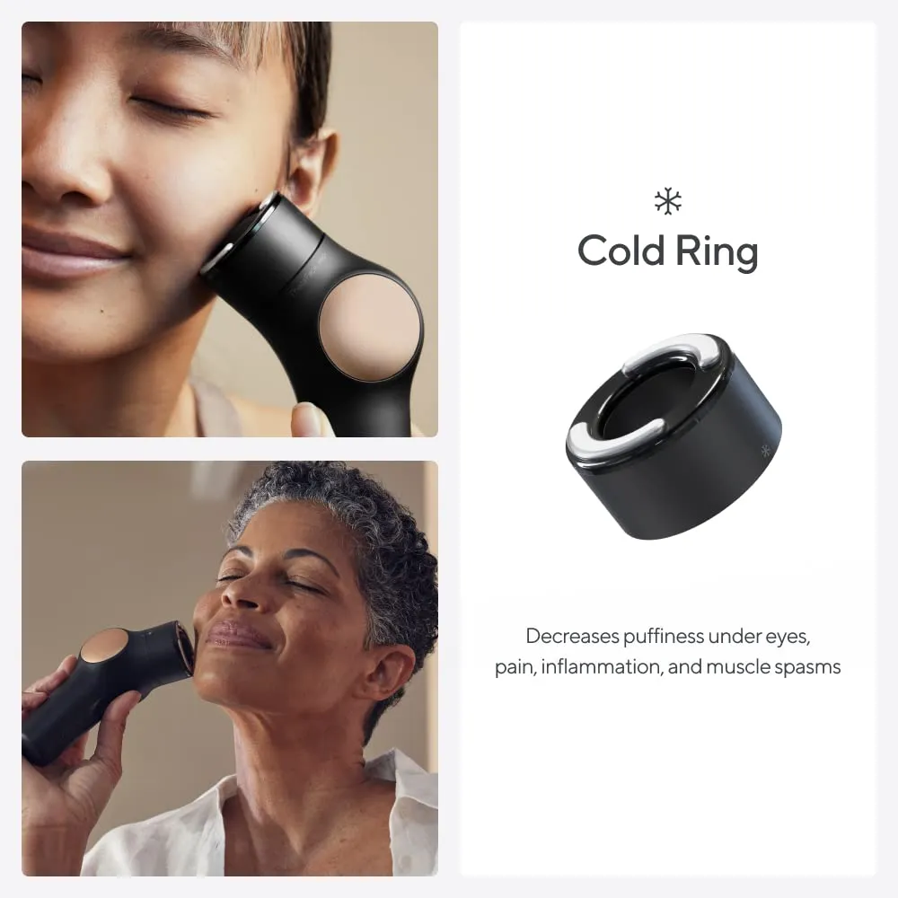 TheraBody TheraFace Hot & Cold Rings - Black