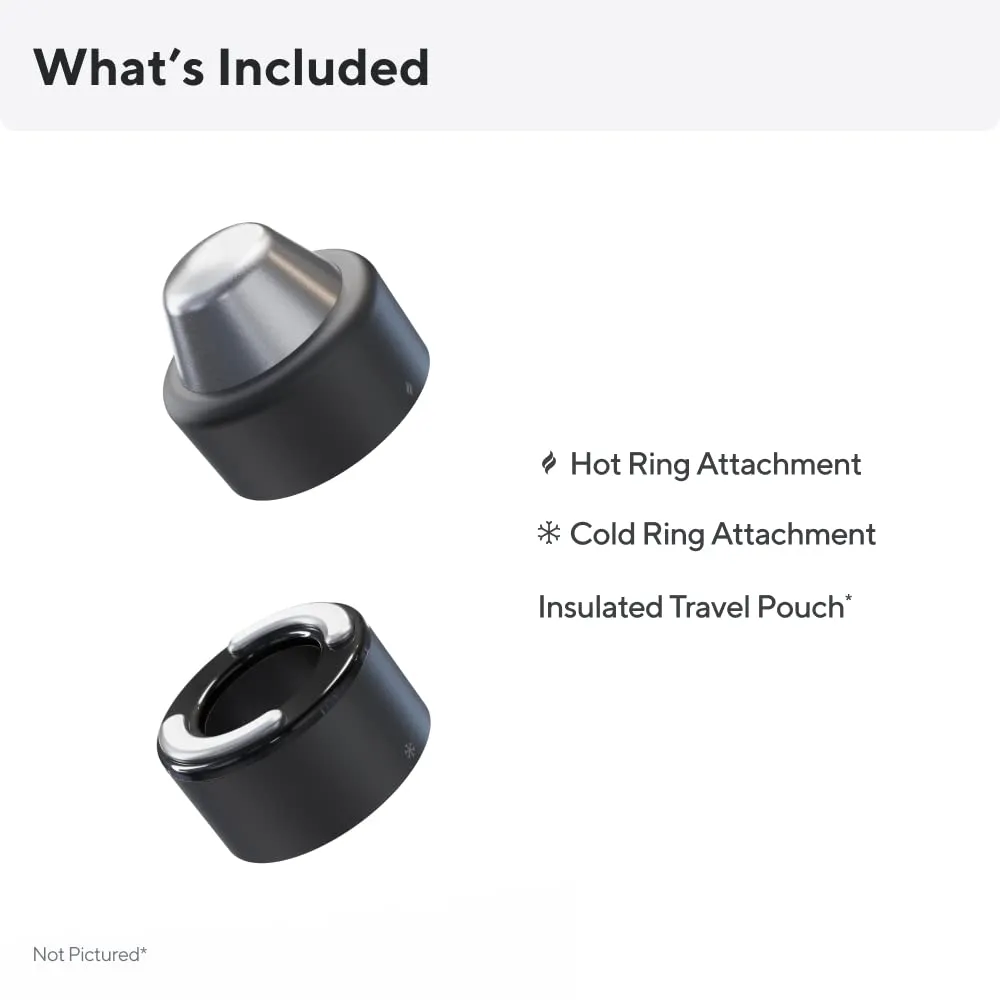 TheraBody TheraFace Hot & Cold Rings - Black