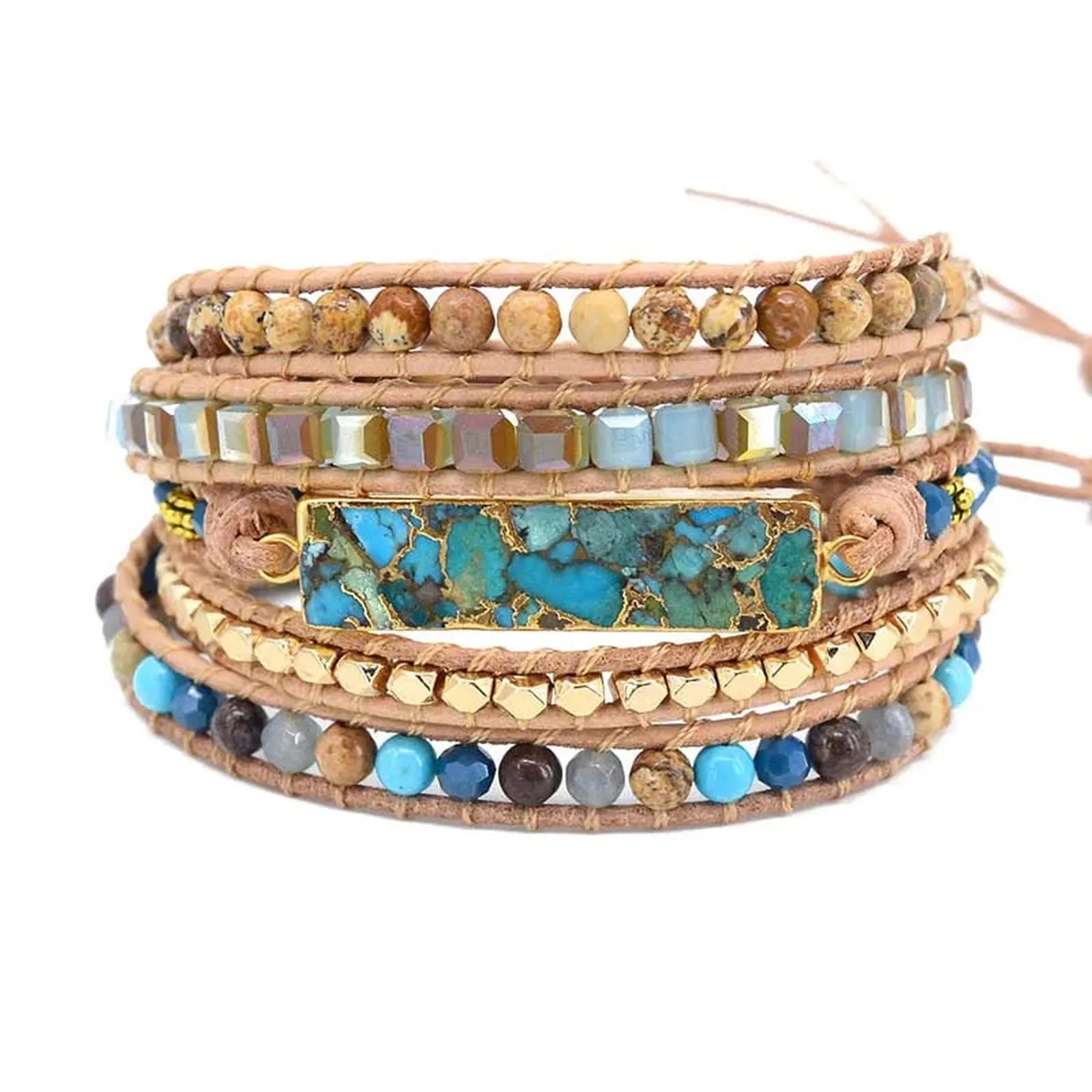 Turquoise Treasure Wrap Bracelet