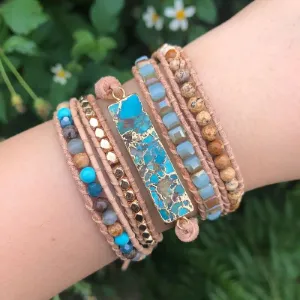 Turquoise Treasure Wrap Bracelet