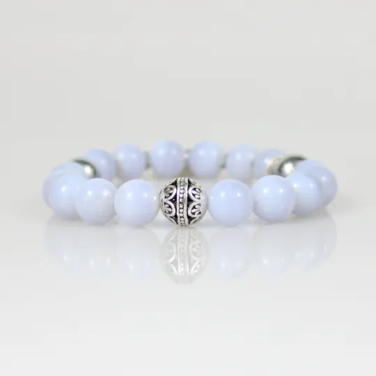 Vishuddha Chakra Bead Bracelet