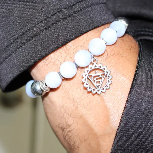 Vishuddha Chakra Bead Bracelet